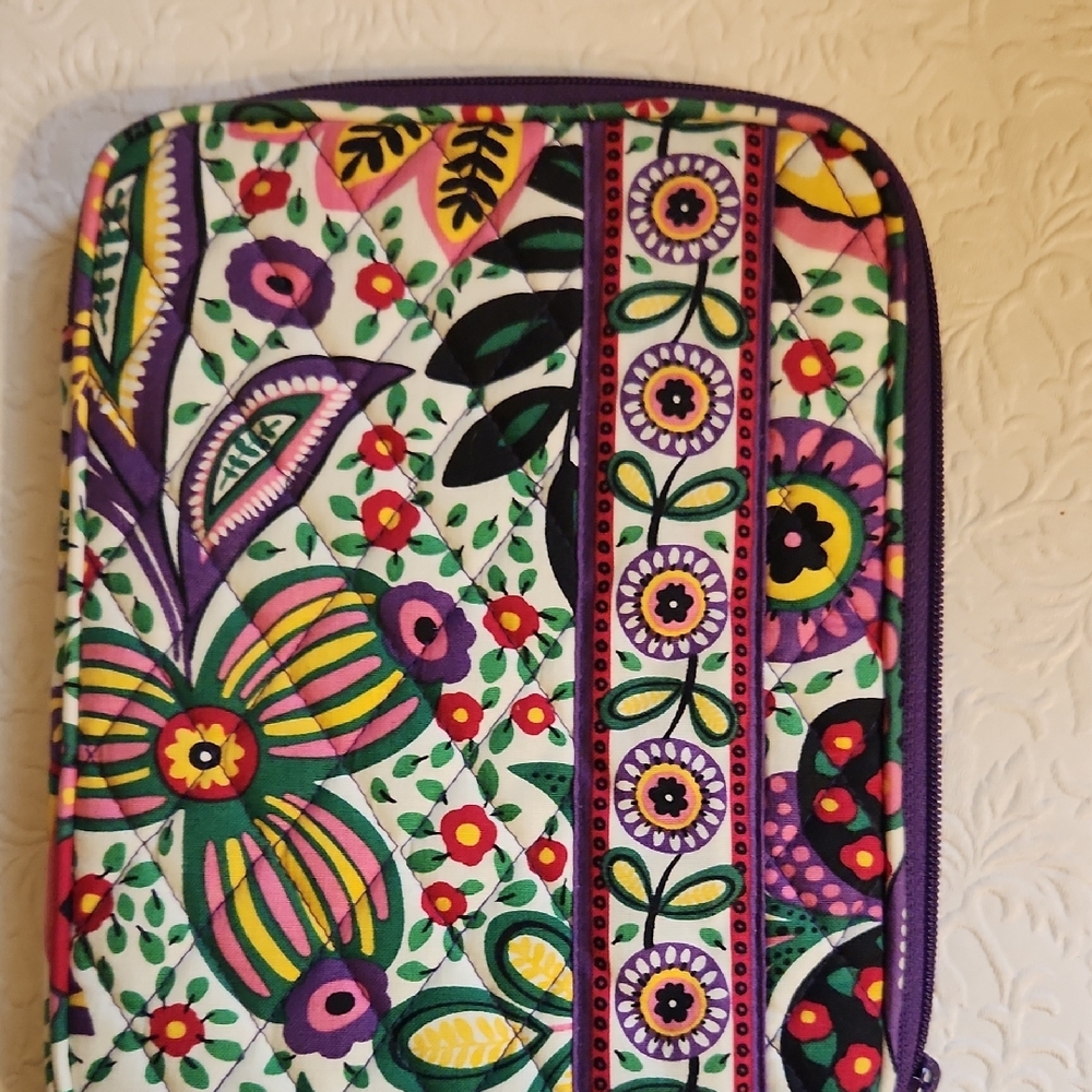 Vera Bradley Multicolor Floral Quilted Pouch